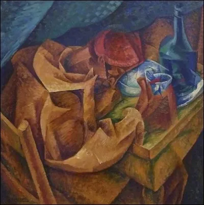 Umberto Boccioni, figure majeure du futurisme réalisa une huile sur toile, en 1954.
Quelle est cette oeuvre ?