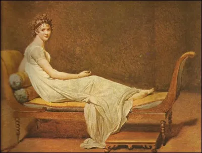 Qui est représentée sur ce tableau de Jacques-Louis David ?