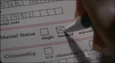 Qu'est-ce qu' Haley est en train de remplir ?