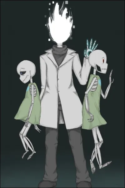 Dans quel A.U. Gaster fait des expériences sur Sans et Papyrus ?