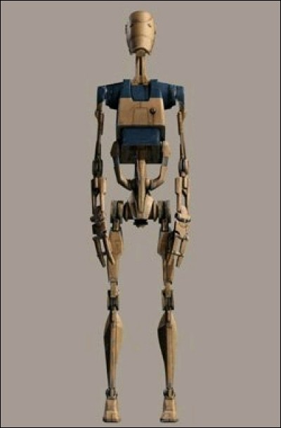 L'infanterie de la CSI est principalement constituée de droïdes de combat ; certains sont spécialisés. A quelle classe correspondent les droïdes marqués de bleu ?
