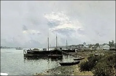 Pourriez-vous me citer le nom de ce peintre paysagiste russe qui a réalisé, en 1889, cette huile sur toile intitulée « Après la pluie. Plios » ?