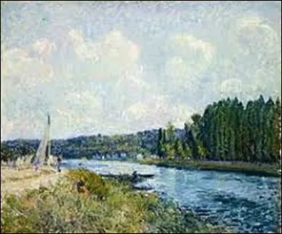 Se trouvant actuellement à la National Gallery of Art de Washington, « Les Berges de l'Oise » est l'uvre d'un peintre impressionniste. Parmi ces trois propositions, citez lequel a peint cette huile sur toile entre 1877 et 1878 ?