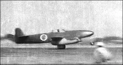 C'est le premier avion à réaction japonais. Inspiré du Messerschmitt Me 262, il est réalisé dans les dernières semaines de la guerre. Le premier vol a lieu le 7 août 1945. Le Japon capitule avant que l'avion soit opérationnel. Quel est cet avion ?