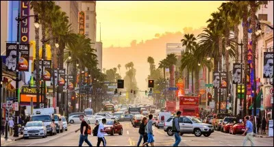 Los Angeles se situe juste à côté du panneau Hollywood. Cochez le bon pays !