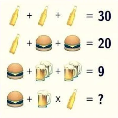 Vous connaissez sûrement le système. Trouvez la réponse à l'énigme proposée sur l'image.