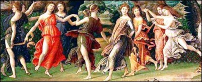 Comment appelle-t-on les neuf filles de Zeus et de Mnémosyne, déesses représentant les idées artistiques et intellectuelles des hommes ?