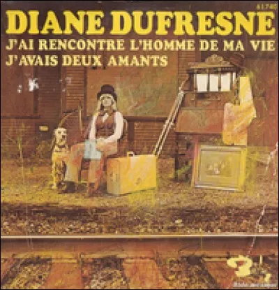 Diane Dufresne maintenant ! 
Aujourd'hui, au grand soleil, en plein midi. 
On attendait le même feu vert. 
Lui à pied et moi dans ma...