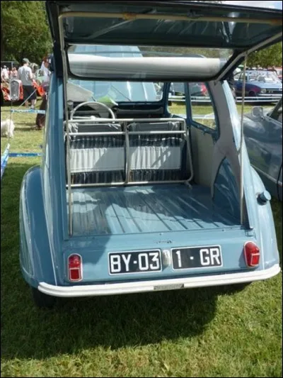Quel est le type de cette 2 CV ?