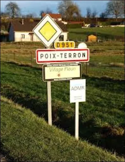 Et à Poix-Terron (Ardennes), les habitants du village portent le gentilé ...