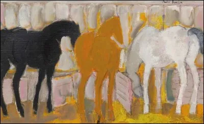 Je suis peintre, ce sont mes chevaux, je suis André...