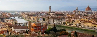 C'est un des grands lieux la Renaissance, &agrave; la richesse artistique exceptionnelle : quelle est cette ville, capitale de la r&eacute;gion de Toscane ?