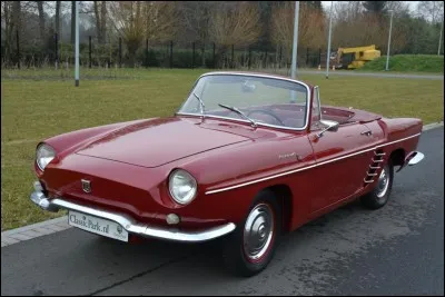 Voici une Renault des années 50 ou 60, elle porte le nom d'un état américain. Quel est son nom ?