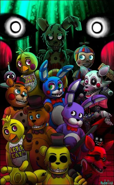 Dans Five Nights At Freddy's comment sont les animatronics du 1?