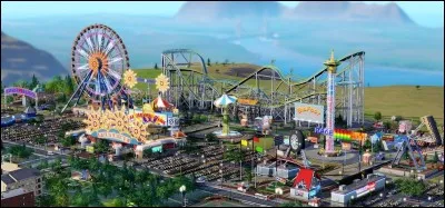 Ce parc dispose : d'une montagne russe, de manèges, de snacks, de restaurants, d'une grande roue. C'est un...