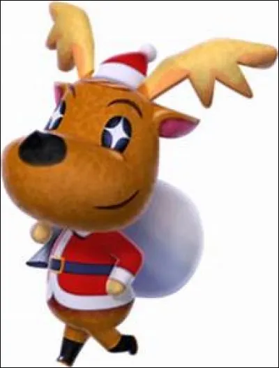 Dans le jeu, on peut être le père Noël et distribuer les cadeaux aux habitants.