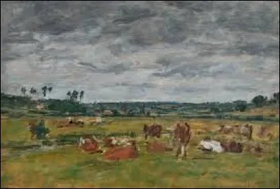 A qui doit-on ce tableau "Paysage avec vaches" ?