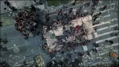 Dans quoi se réfugie-t-il lorsqu'il est encerclé par les rôdeurs ?