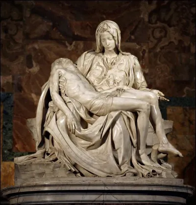 Quel sculpteur compte parmi ses uvres les plus célèbres "Pietà" et "David" ?