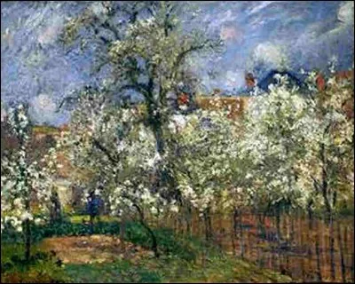 Qui a peint ce paysage de printemps ?