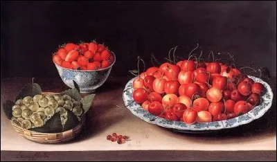 Qui a peint "Nature morte avec cerises, fraises et groseilles" ?