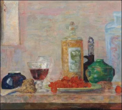 Qui a peint "Nature morte aux cerises" ?