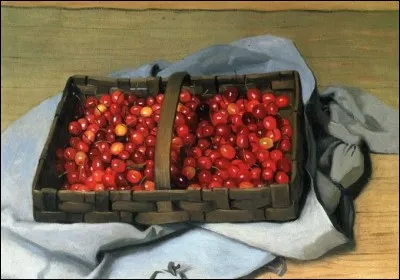 Qui a peint "Le panier de cerises" ?
