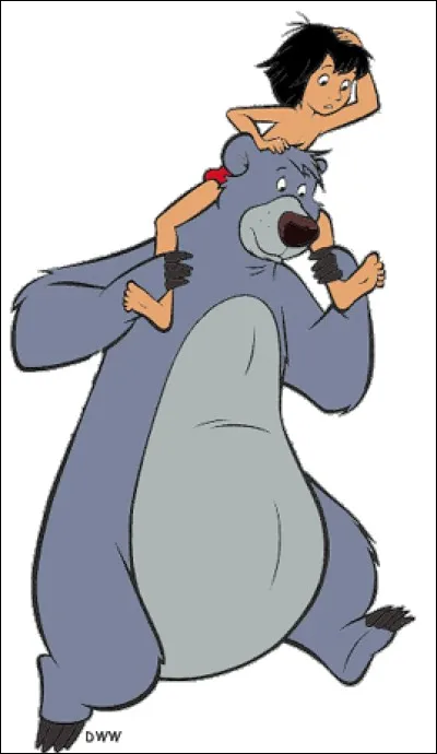 Quel est l'ours qui adore Mowgli ?