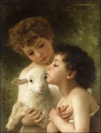 Qui a peint ces "enfants à l'agneau" ?