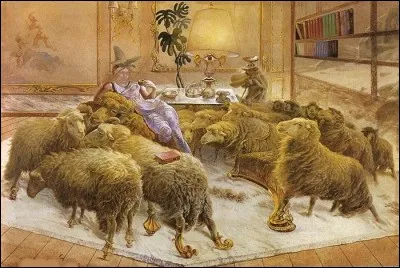 Qui a représenté ces moutons ?