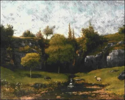 Qui a peint "Le paysage aux deux moutons" ?