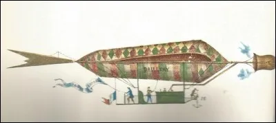 Quelles villes étaient reliées par ce dirigeable ?