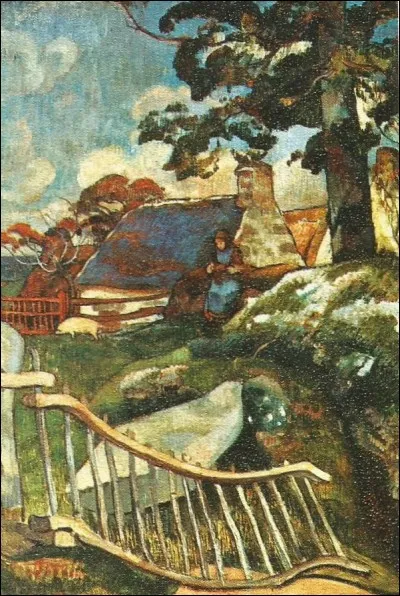 Qui a peint cette toile, "La barrière" ?