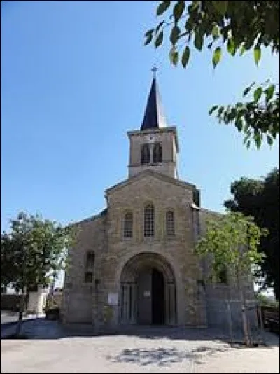 Nous sommes devant l'&eacute;glise de Bron (Rh&ocirc;ne). Les habitants de cette ville sont les ...