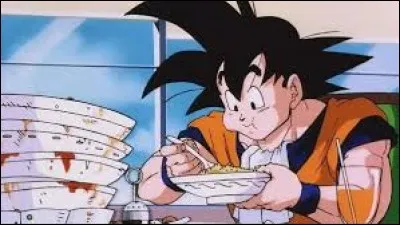 Dans quel film voit-on Gok&ucirc; manger dans un restaurant ?