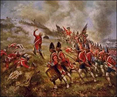 S'ensuivit la bataille de Bunker Hill, encore près de Boston, le 17 juin 1775. 
L'armée britannique de Howe s'empara d'une batterie de canons américains et infligea des pertes aux effectifs de George Washington.

Les Anglais restèrent maîtres du terrain, mais 1 054 furent touchés (228 morts et 826 blessés), tandis que les pertes américaines étaient de 100 morts et 271 blessés...