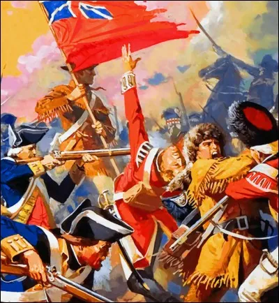 La bataille de Saratoga redonna l'initiative aux Américains. L'armée du général anglais Burgoyne traversa l'Hudson et installa son camp près de Saratoga.
Le campement du général américain Gates se trouvait à 6 kilomètres de là, comptait le double d'hommes et recevait des renforts.
Après 2 batailles, Burgoyne voulut battre en retraite, mais il fut encerclé...
