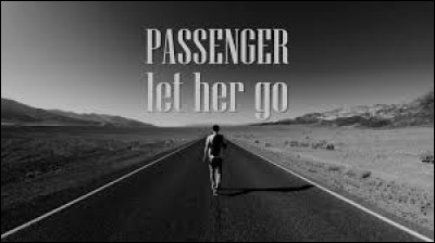 Passenger chante ''Let Her Go'' qu'on peut traduire par ---------.