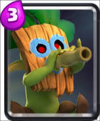 Que mange le Gobelin à sarbacane lors d'un combat ?