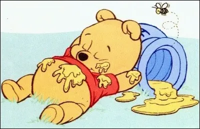 Cet ourson au grand cur, friand de miel, a un nom qui rime avec...