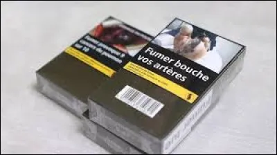 Le paquets de cigarettes :