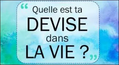 Quelle est la devise pour plus tard ?