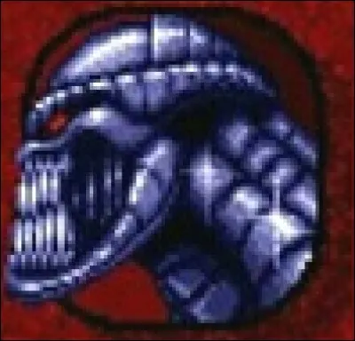 L'apparence physique de Grinder X19 est semblable à un Xénomorphe (Alien).