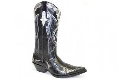 Une santiag est une botte de cowboy.