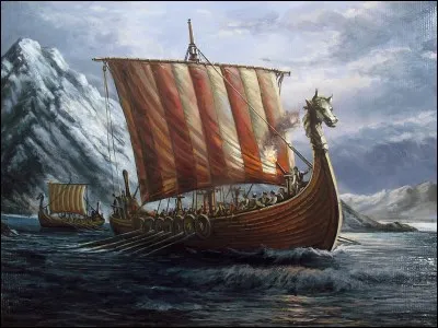 Le navire des vikings s'appelle un drakkar.