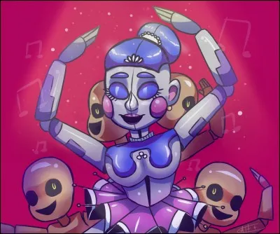 Quel mot les petites ballerines de Ballora font-elles ?