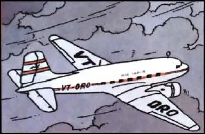 L'accident de ce DC 3 constitue le point de départ de l'une des aventures de Tintin. Laquelle ?
