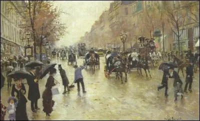 Quelle ville est représentée dans cette toile de Jean Béraud ?