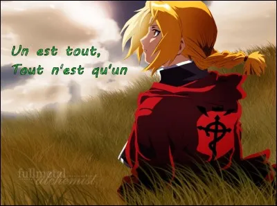 Quelle est la solution de l'énigme « Un est tout, tout n'est qu'un » que leur maître leur dit d'élucider pendant le mois passé sur l'île déserte.
