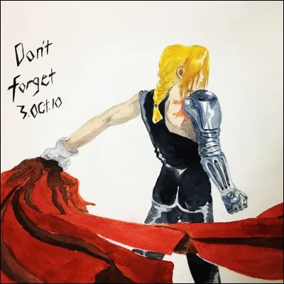 Où Edward a-t-il gravé «ne pas oublier le 3 oct. 11» ?